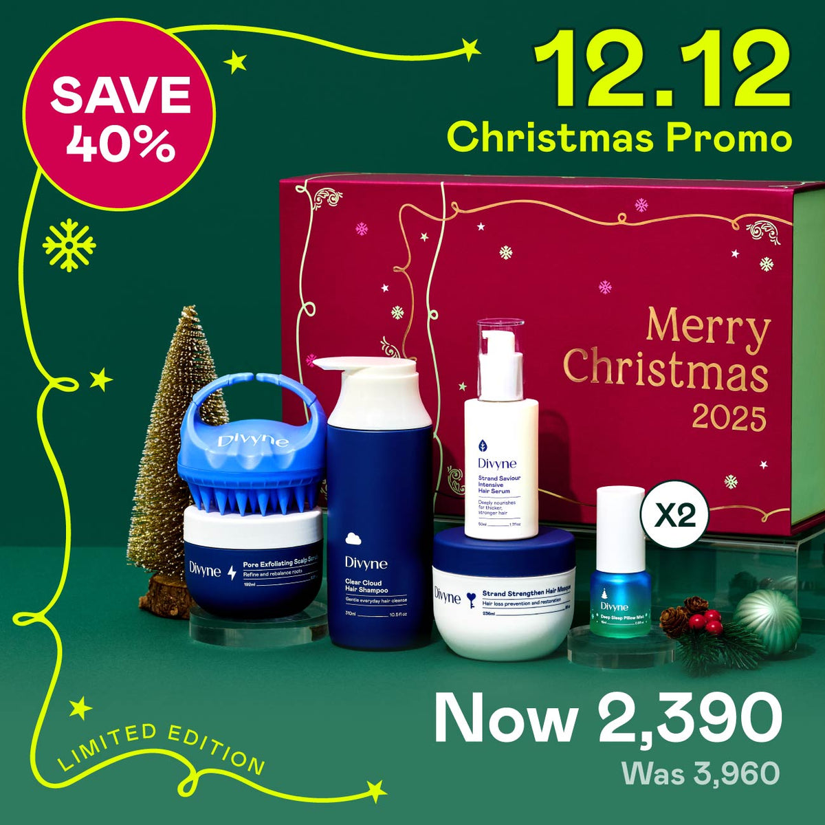 Christmas Haircare Gift Set