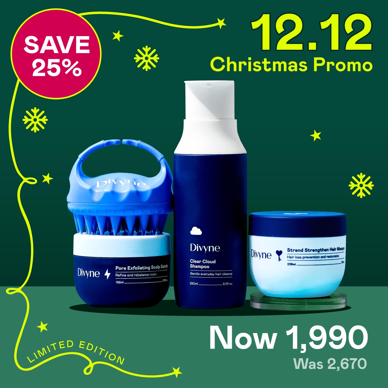 Hair Holiday Trio Set