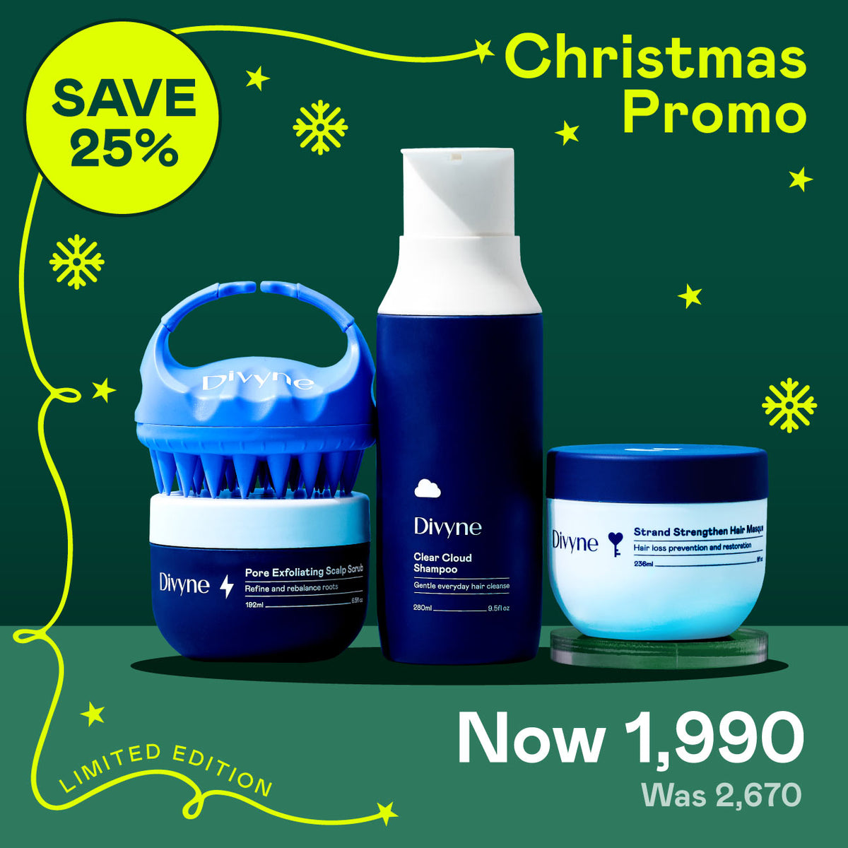 Hair Holiday Trio Set