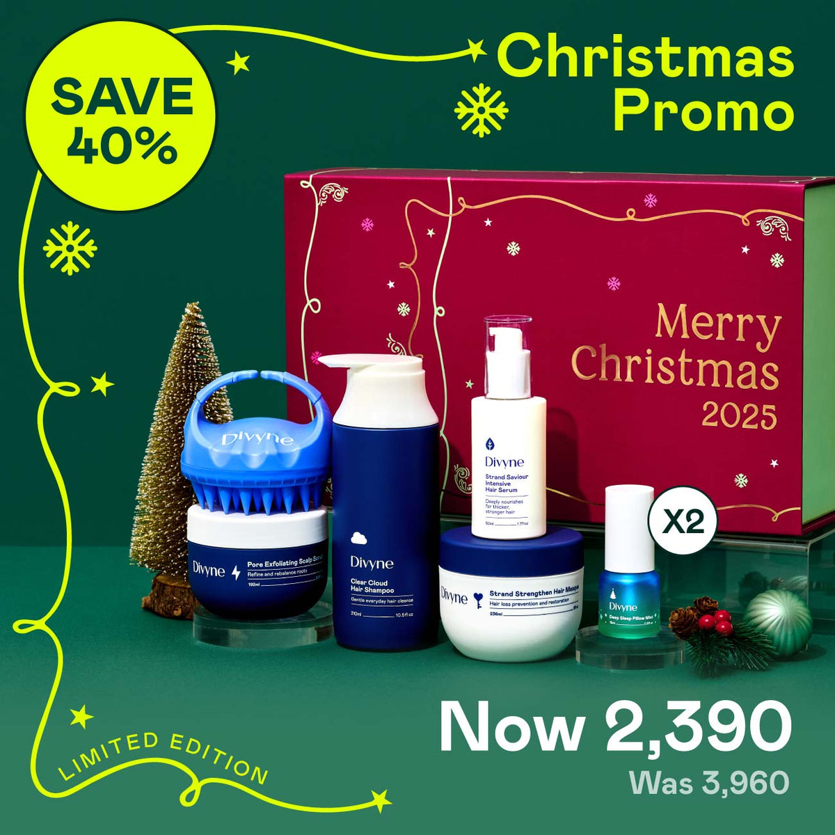 Christmas Haircare Gift Set